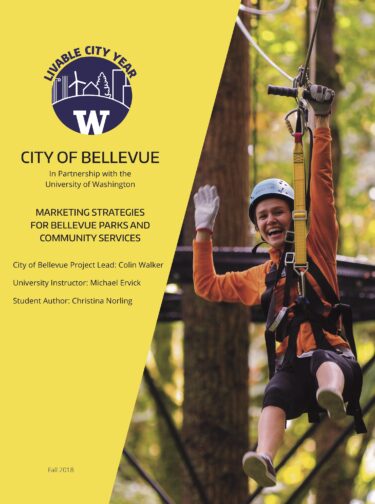 Marketing Strategies for Bellevue Parks and Community Services report cover