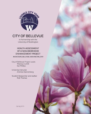 Health Assessment of a Neighborhood Enhancement Project report cover