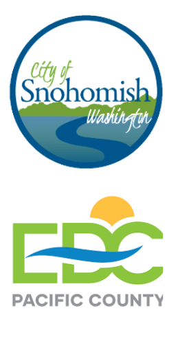 City of Snohomish and Pacific County Economic Development Council logos