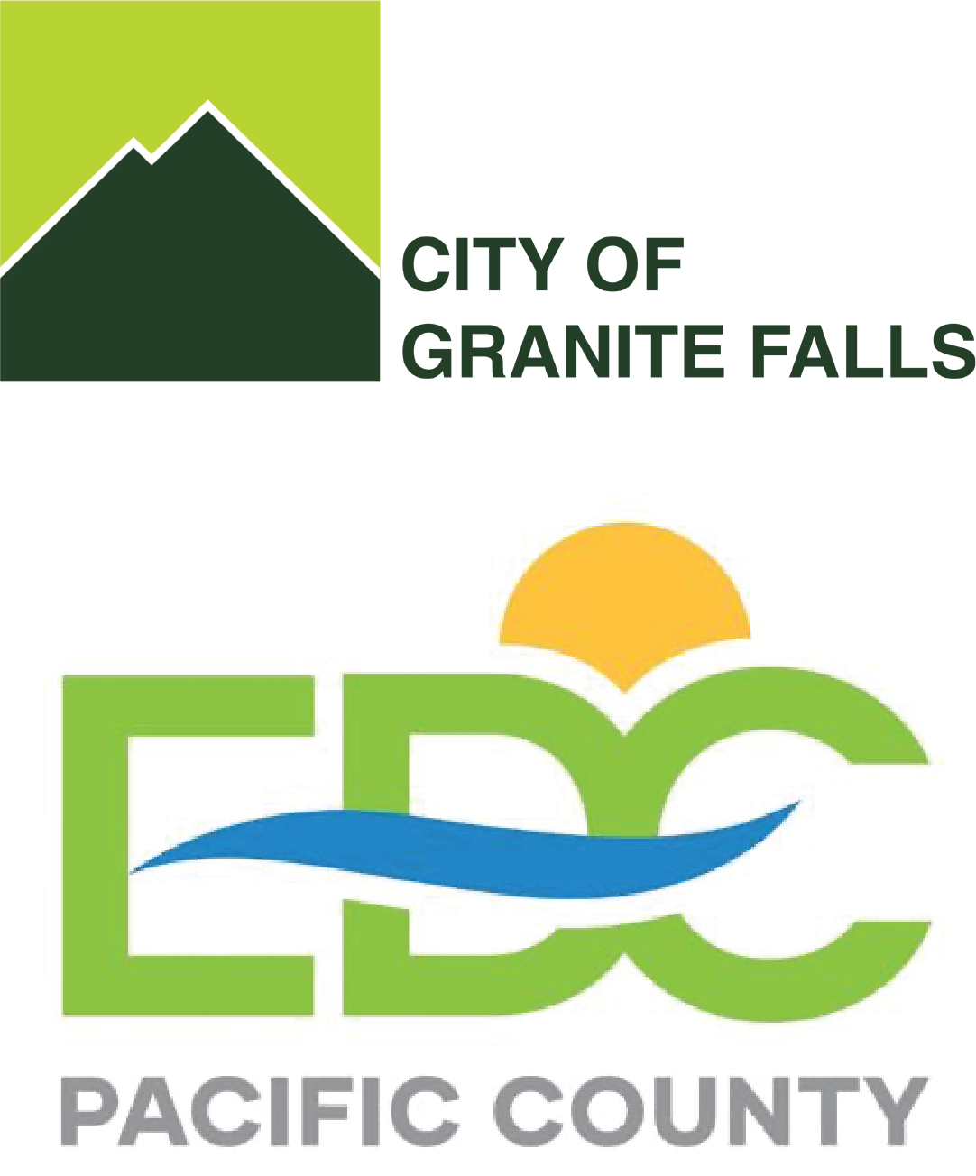 City of Granite Falls and Pacific County Economic Development Council logos